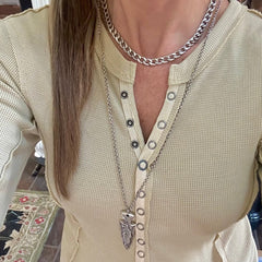 Vintage Cuban Chain Necklace Set