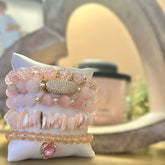 Pink Ice Bracelet Stack