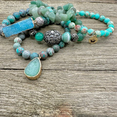 Lagoon Lights Bracelet Stack