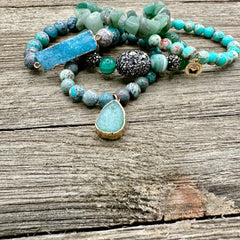 Lagoon Lights Bracelet Stack