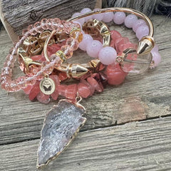 Blush Brilliance Bracelet Stack