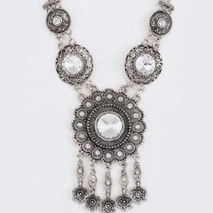 Crystal Boho Chic Statement Necklace Set