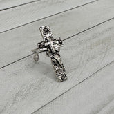 Lyla Cross Cuff Ring