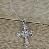 Sparkle and Grace Cross Necklace