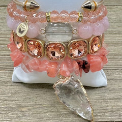 Blush Brilliance Bracelet Stack