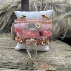 Blush Brilliance Bracelet Stack