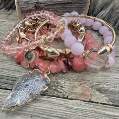 Blush Brilliance Bracelet Stack
