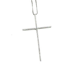 XL Luxe Cross Pendant Necklace