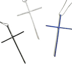 XL Luxe Cross Pendant Necklace